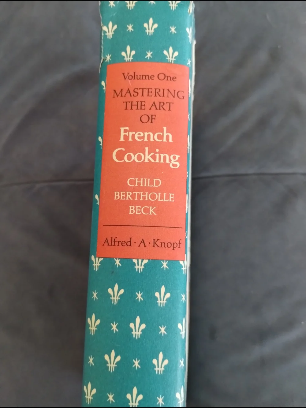 Mastering the Art of French Cooking - Teal and Cream Cookbook